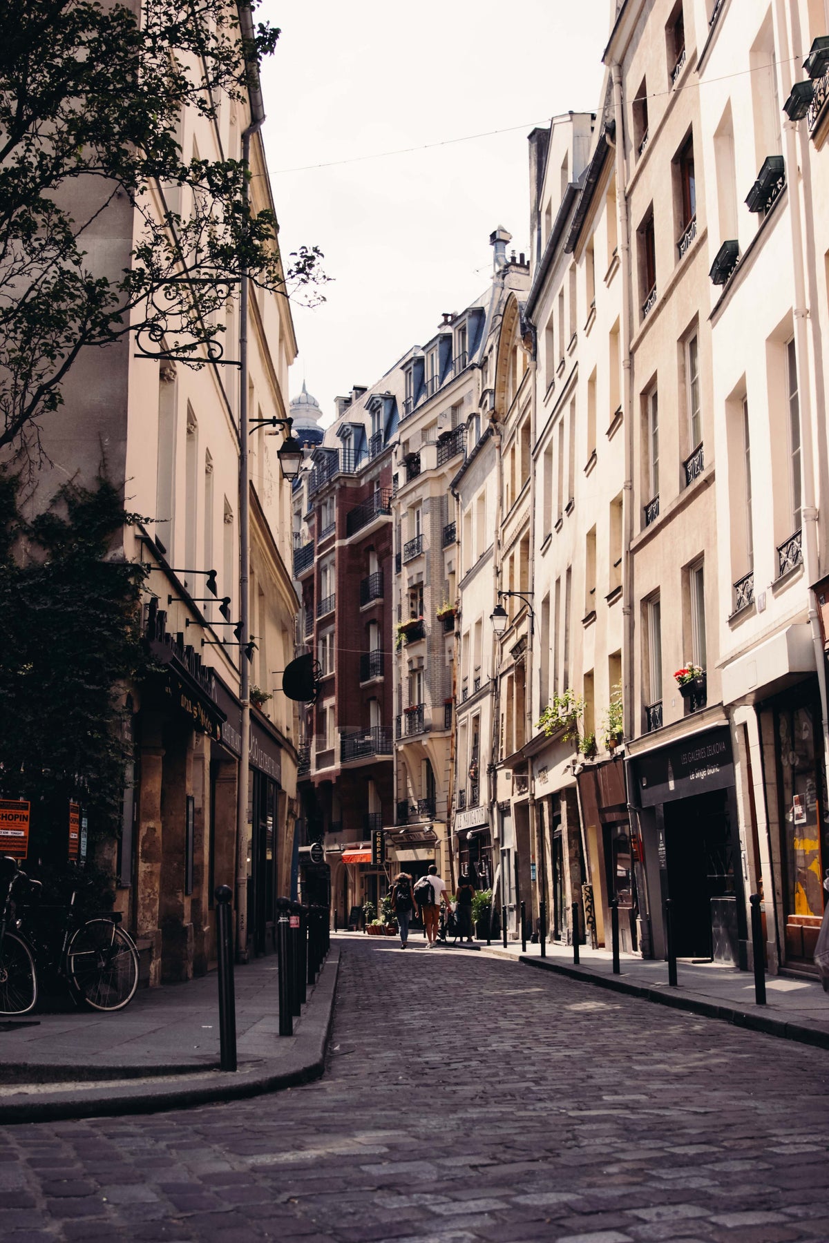 Mariage Frères, or a street in The Marais, Paris